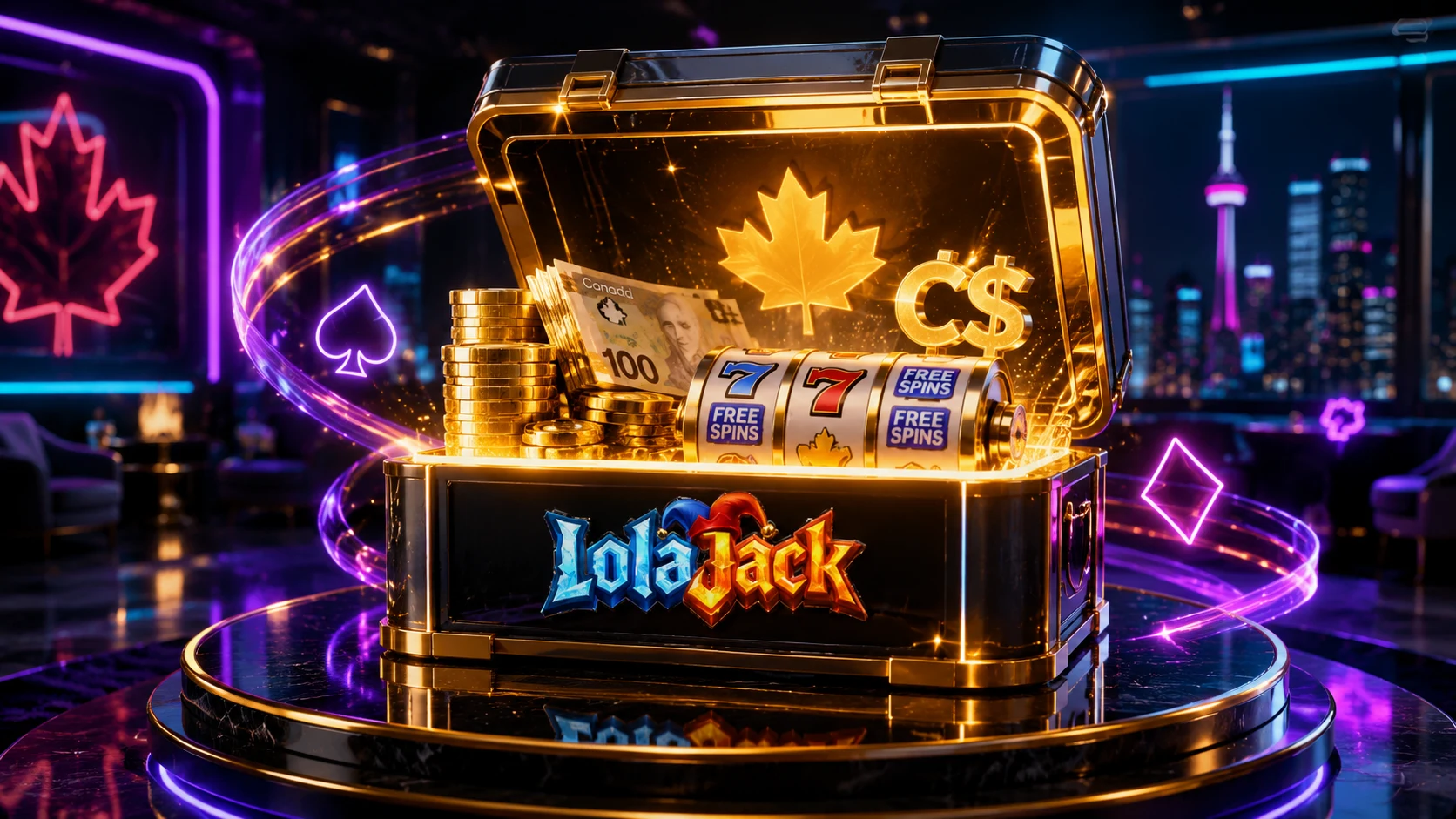 LolaJack first deposit welcome package bonus up to 22,500 CAD and 400 free spins